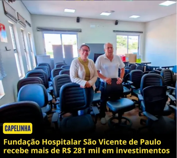Fundação Hospitalar São Vicente de Paulo recebe mais de R$ 281 mil em Investimentos
